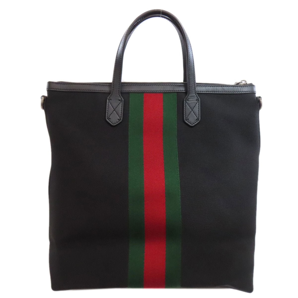 GUCCI Handbag 619751 Nylon black Outlet Sherry Line 2WAY