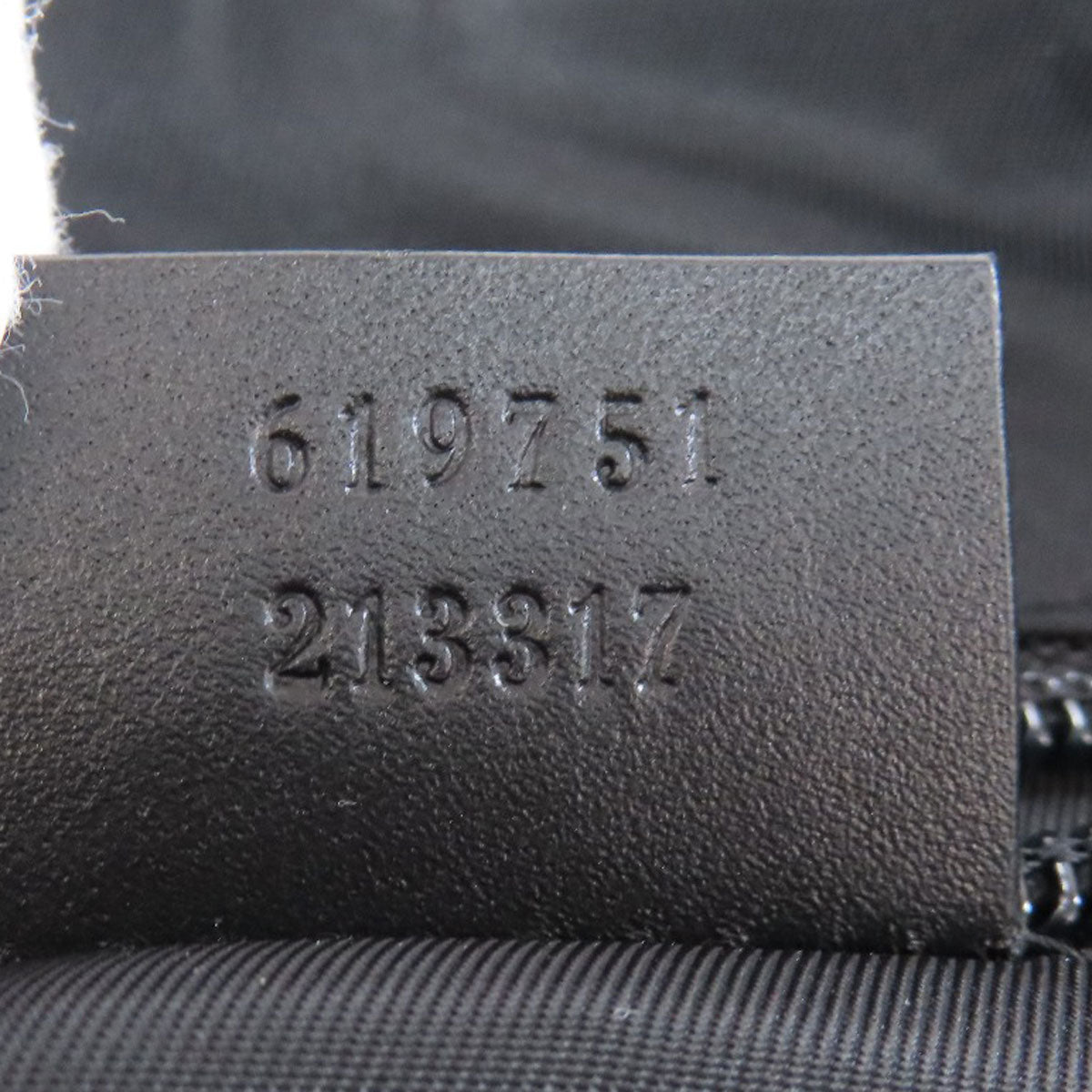 GUCCI Handbag 619751 Nylon black Outlet Sherry Line 2WAY