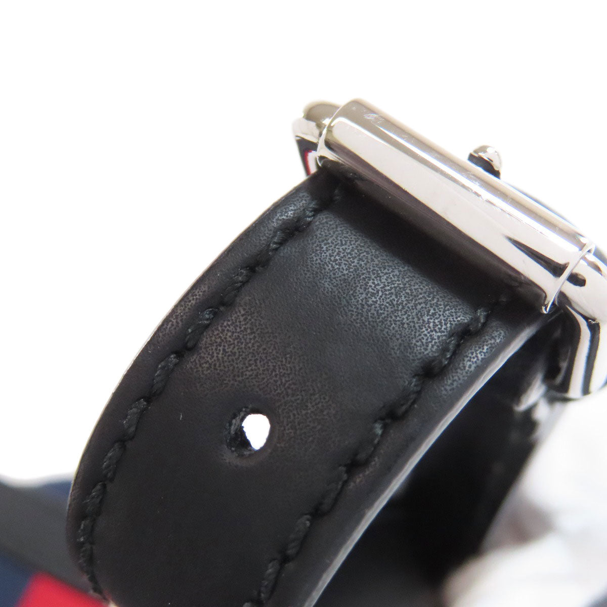 GUCCI Shoulder Bag 474139 PVC black GG Shelly line