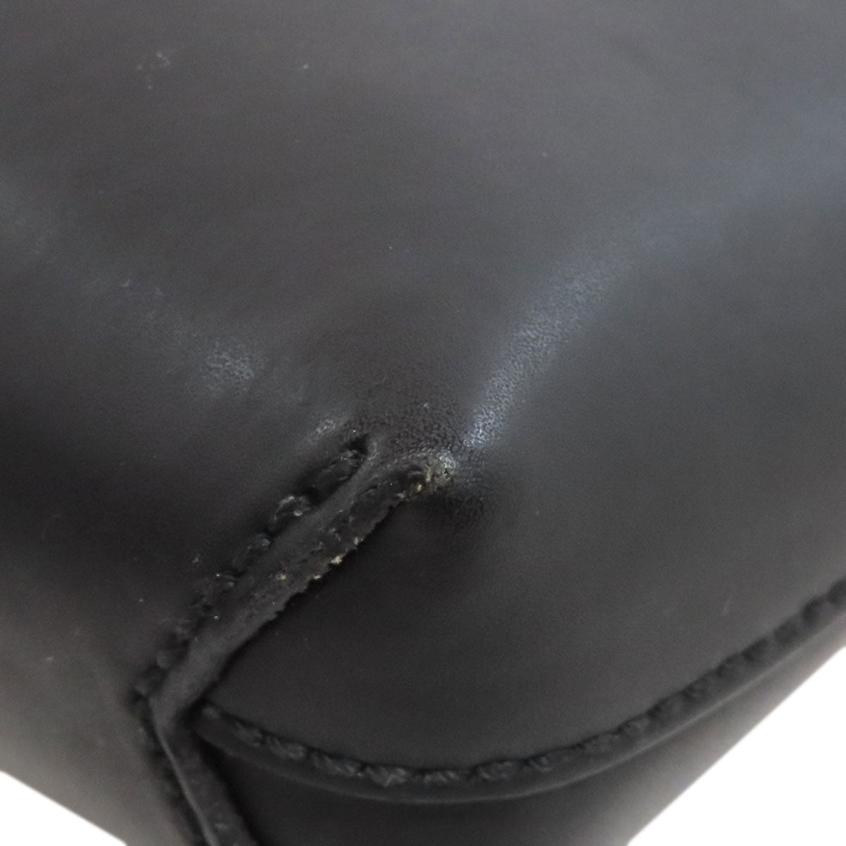 GUCCI Shoulder Bag 474139 PVC black GG Shelly line