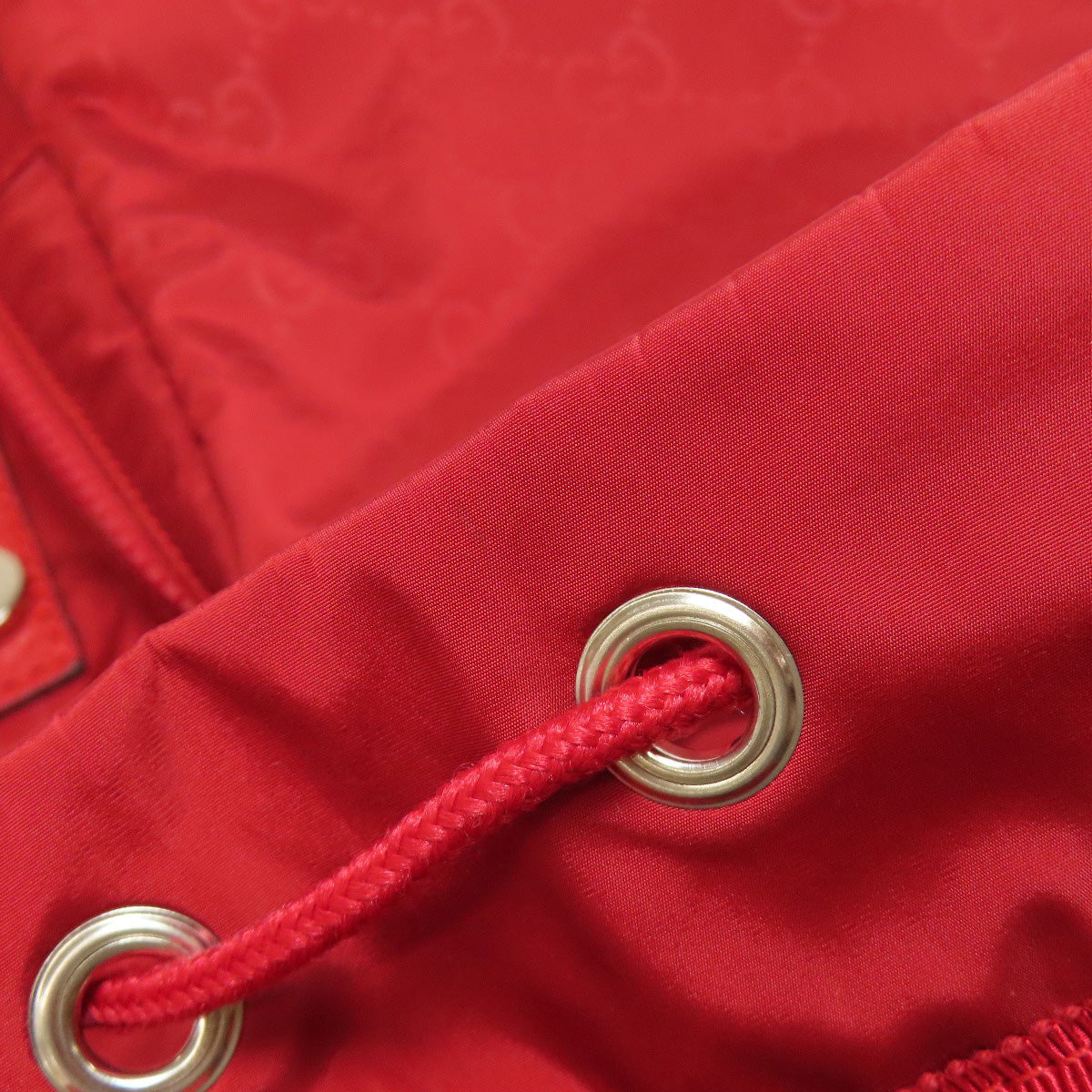 GUCCI Backpack 510336 Nylon Red GG