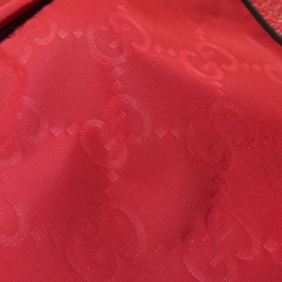 GUCCI Backpack 510336 Nylon Red GG