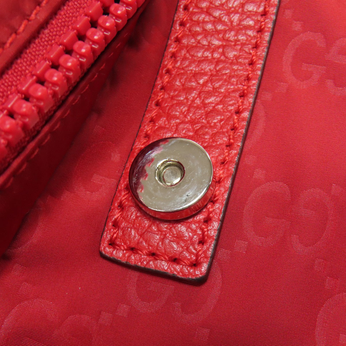 GUCCI Backpack 510336 Nylon Red GG