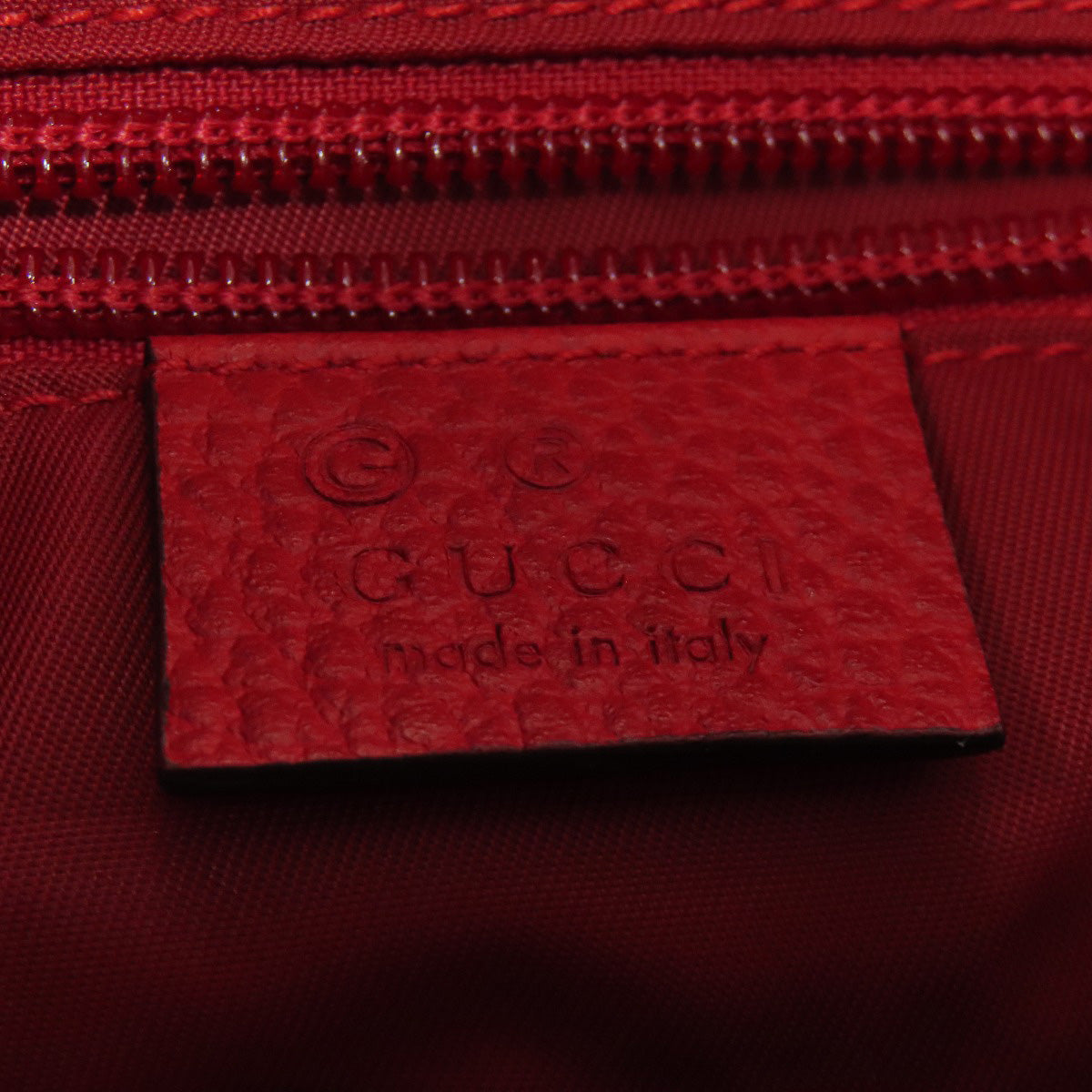 GUCCI Backpack 510336 Nylon Red GG