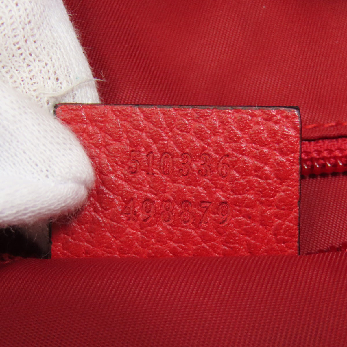 GUCCI Backpack 510336 Nylon Red GG