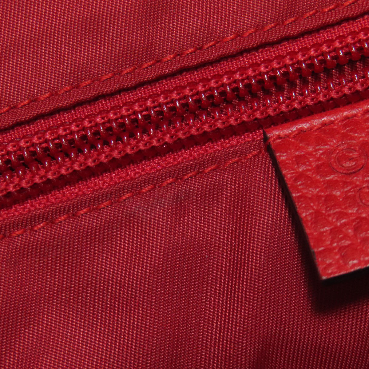 GUCCI Backpack 510336 Nylon Red GG