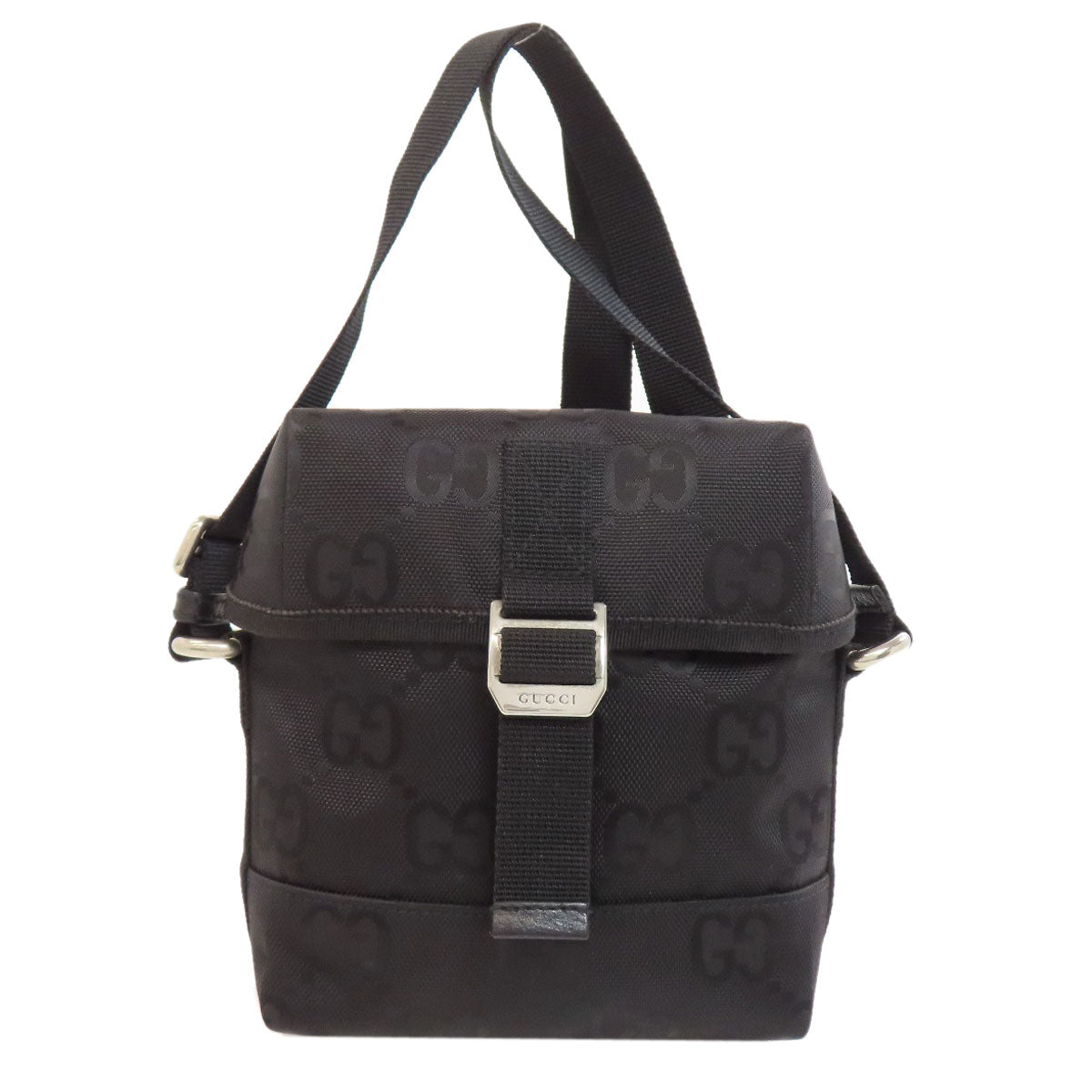 GUCCI Shoulder Bag 643858 Nylon black Off the grid