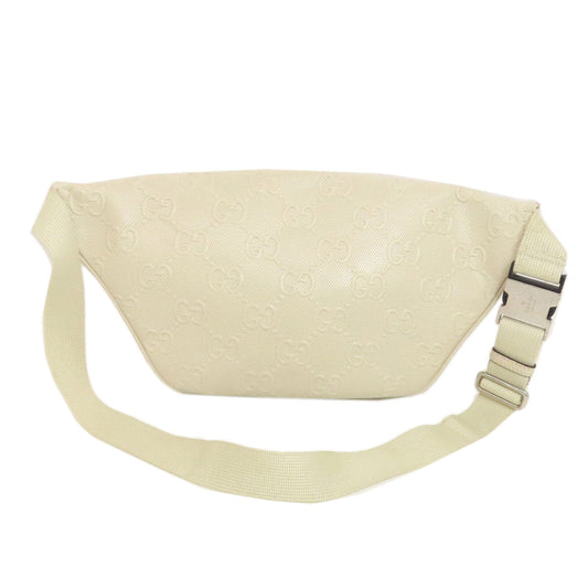 GUCCI Sling bag 645093 Calfskin white GG emboss