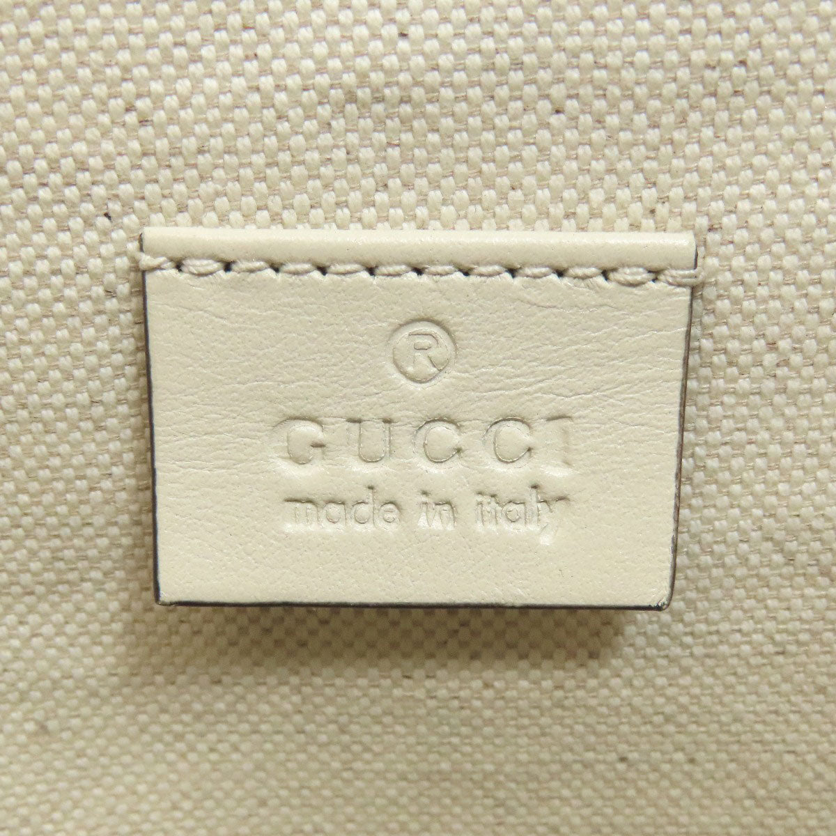 GUCCI Sling bag 645093 Calfskin white GG emboss