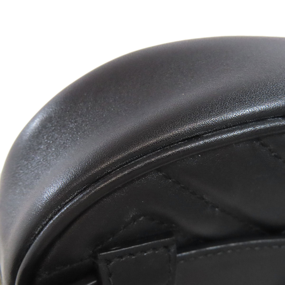 GUCCI Hip bag 476484 Calfskin black GG Marmont