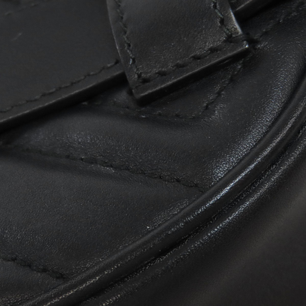 GUCCI Hip bag 476484 Calfskin black GG Marmont
