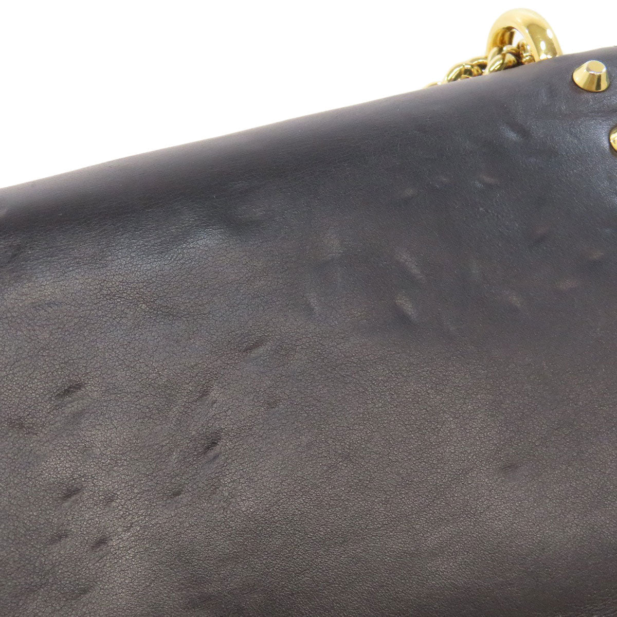 GUCCI Shoulder Bag 432182 Calfskin black Padlock ChainShoulder