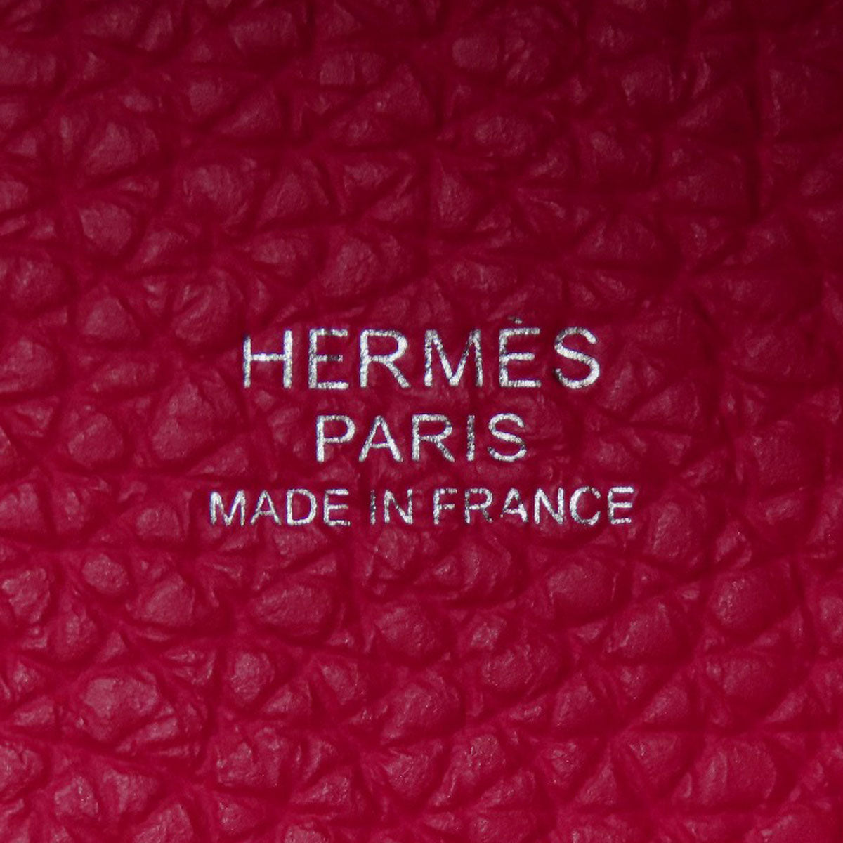 HERMES Handbag Taurillon Clemence pink Picotin Lock PM SilverMetal