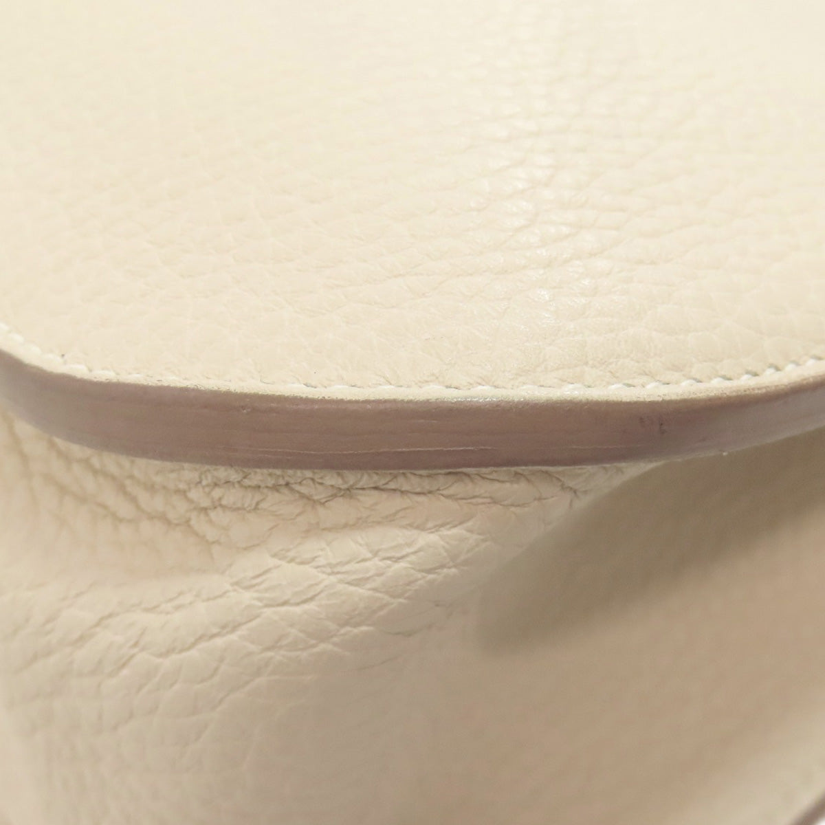HERMES Handbag Taurillon Clemence white Arzan 31 SilverMetal