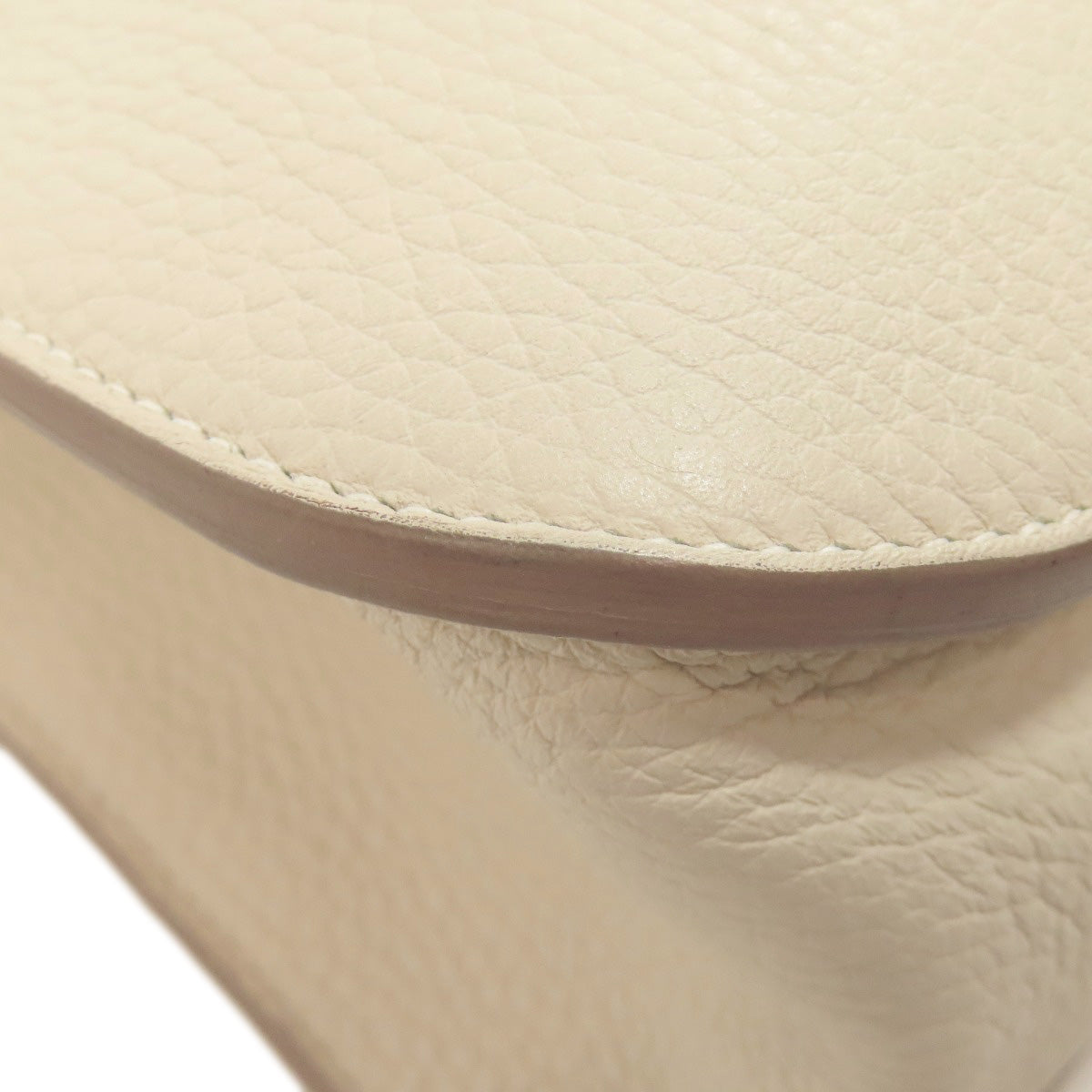 HERMES Handbag Taurillon Clemence white Arzan 31 SilverMetal