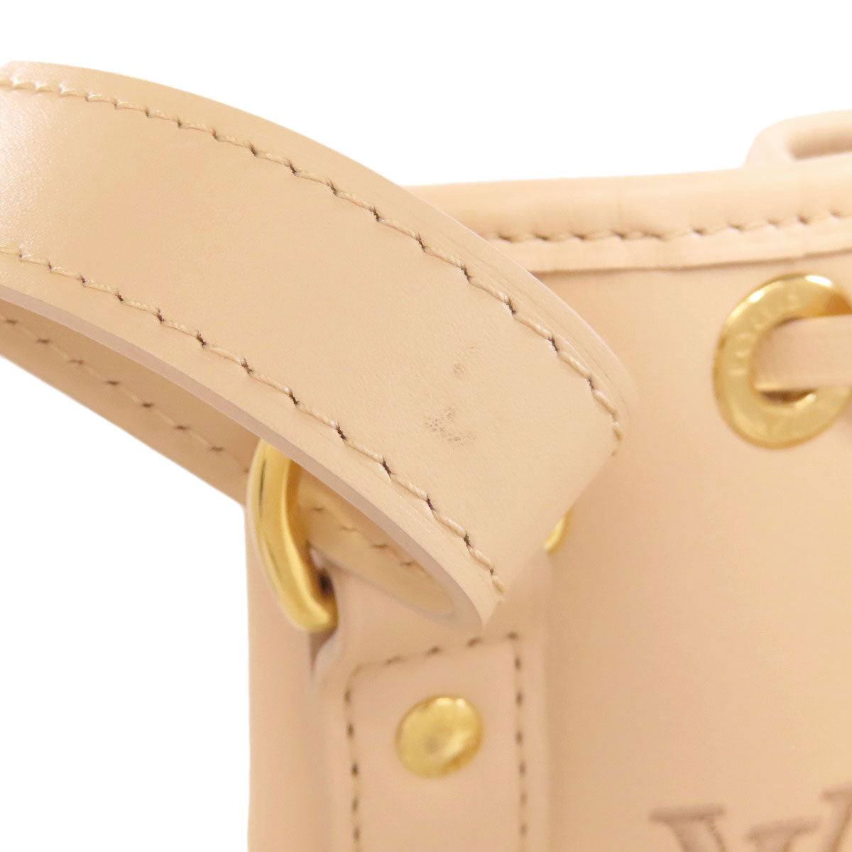 LOUIS VUITTON Handbag M22861 Calfskin beige Petit Noe Broderie Anglaise