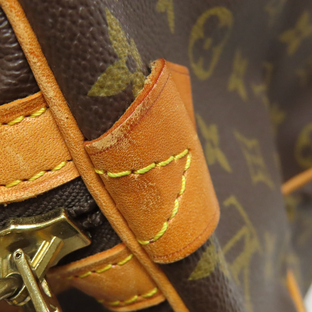 LOUIS VUITTON Boston Duffel bag M41626 Monogram canvas Brown Sac Souple35