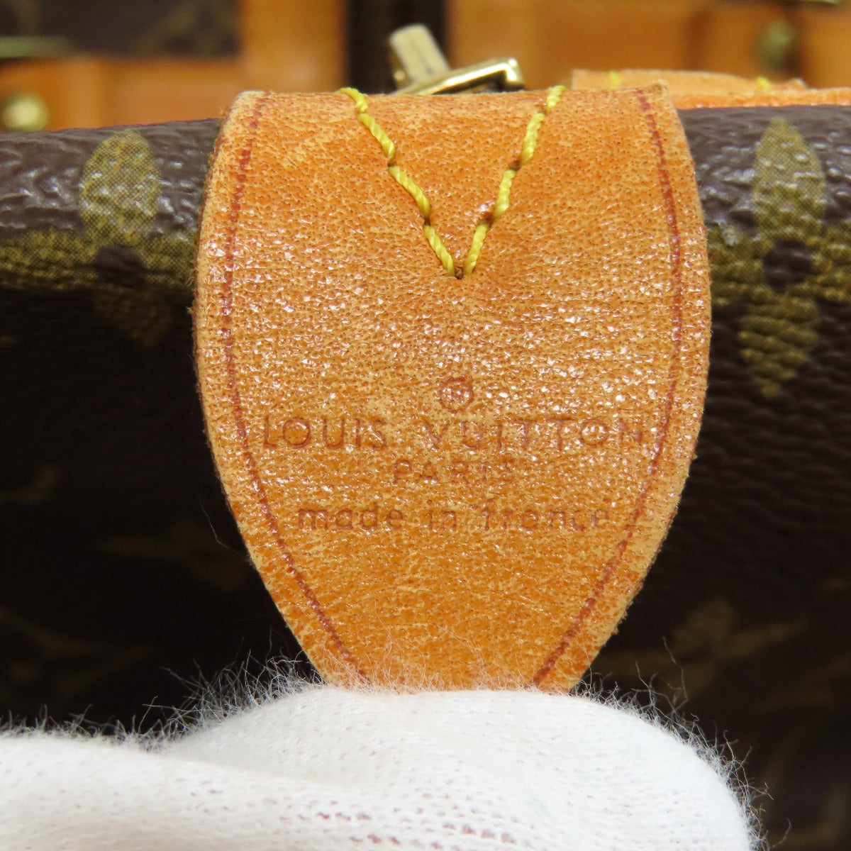 LOUIS VUITTON Boston Duffel bag M41626 Monogram canvas Brown Sac Souple35