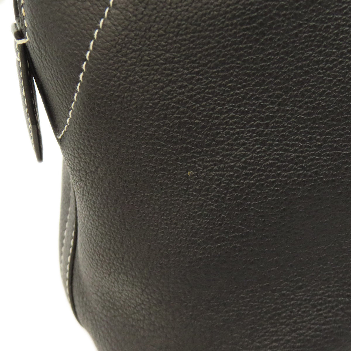 HERMES Handbag Vossikkim black Bolide Relax 35 SilverMetal