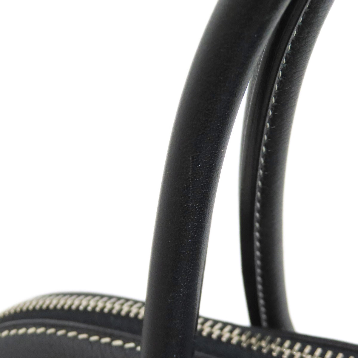 HERMES Handbag Vossikkim black Bolide Relax 35 SilverMetal