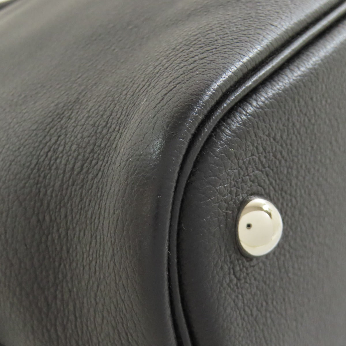 HERMES Handbag Vossikkim black Bolide Relax 35 SilverMetal