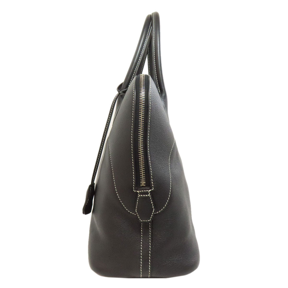 HERMES Handbag Vossikkim black Bolide Relax 35 SilverMetal