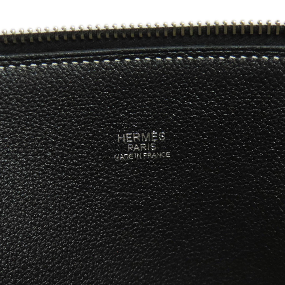HERMES Handbag Vossikkim black Bolide Relax 35 SilverMetal