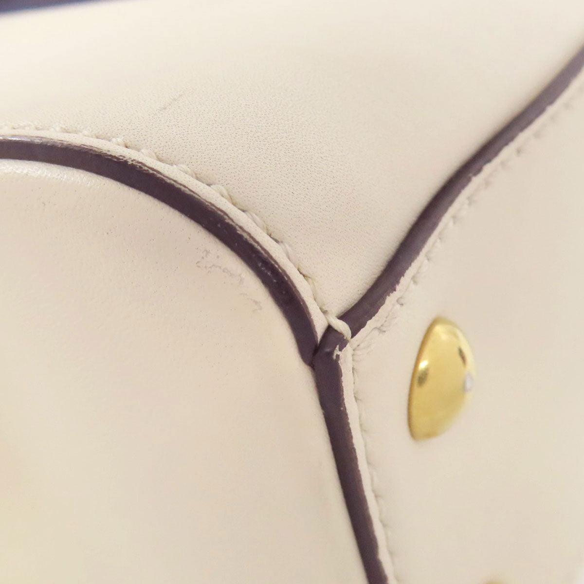 GUCCI Handbag 460881 Calfskin white Sylvie 2WAY