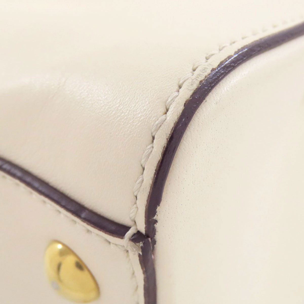GUCCI Handbag 460881 Calfskin white Sylvie 2WAY