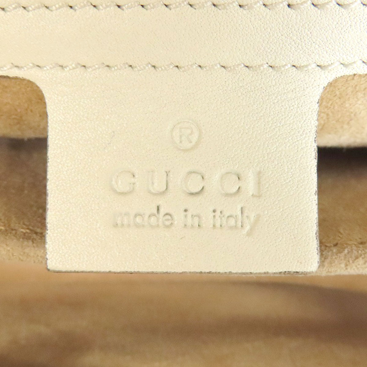 GUCCI Handbag 460881 Calfskin white Sylvie 2WAY