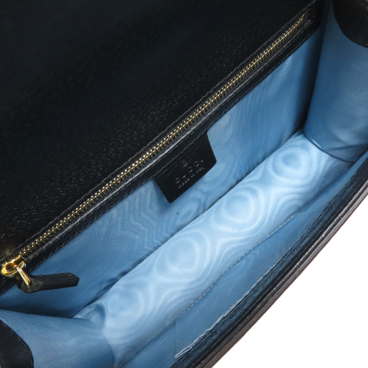 GUCCI Shoulder Bag 524405 Calfskin black Sylvie Bee & Star