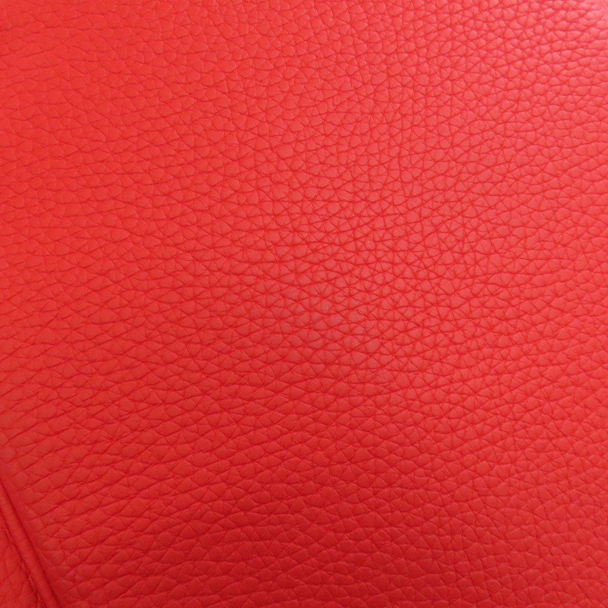 HERMES Handbag Taurillon Clemence Red Picotin Lock MM Touch SilverMetal