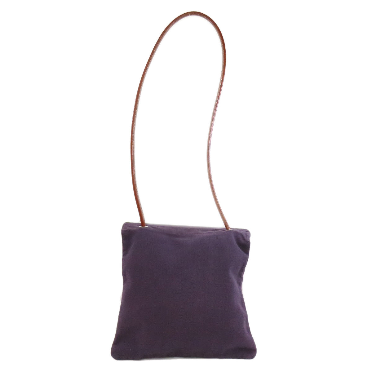HERMES Shoulder Bag canvas Navy Sac Aline MM