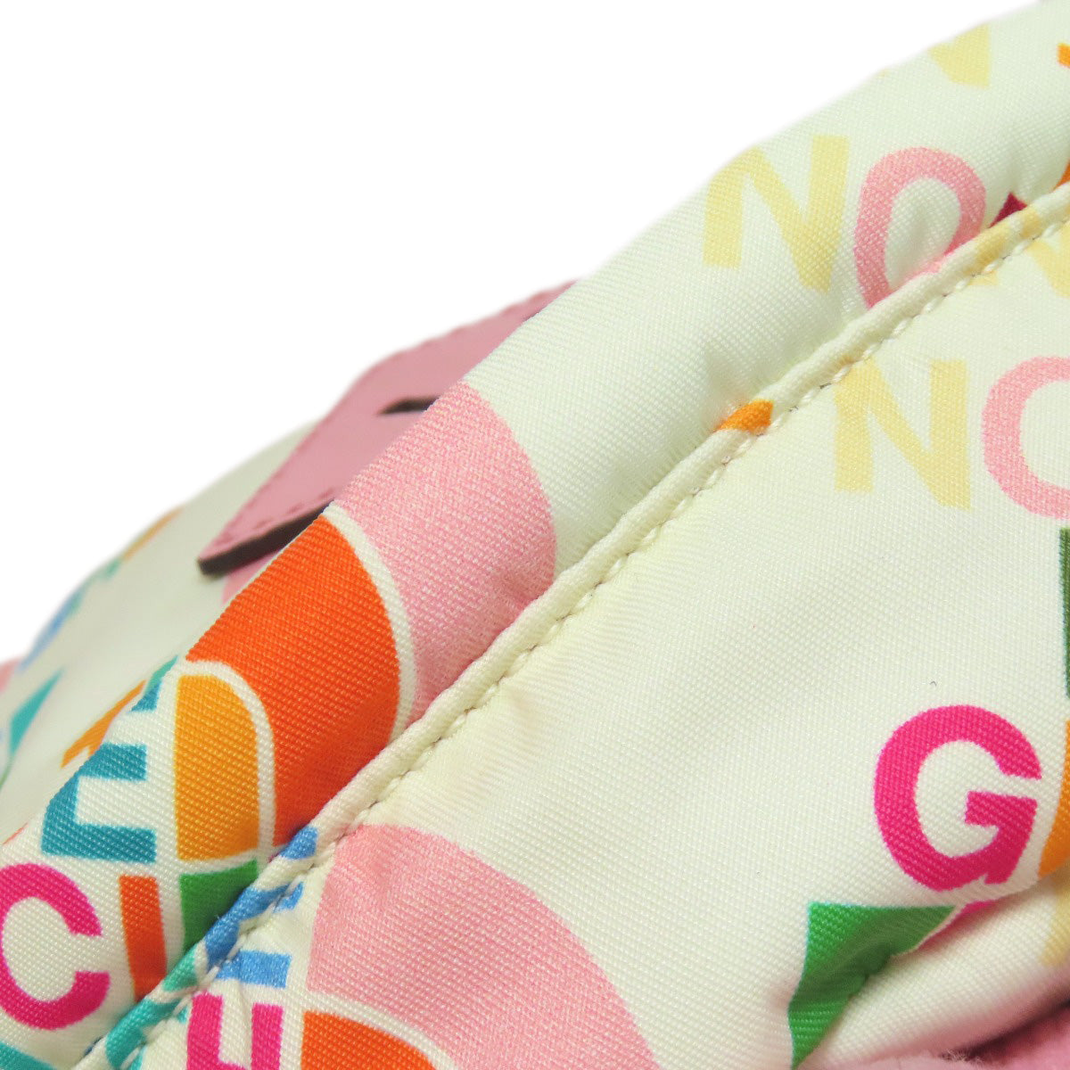 GUCCI Backpack 650288 Nylon white The north face collaboration