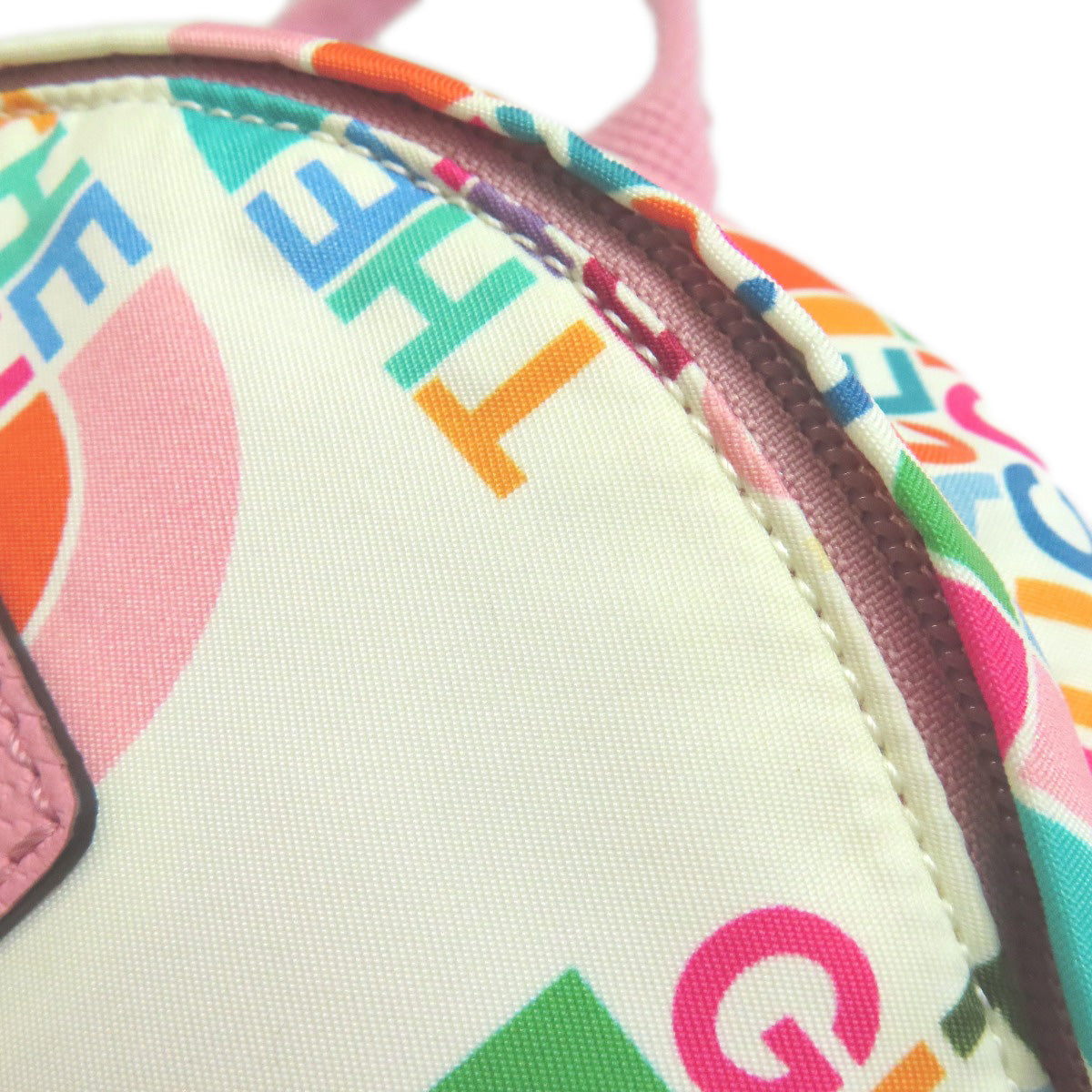GUCCI Backpack 650288 Nylon white The north face collaboration