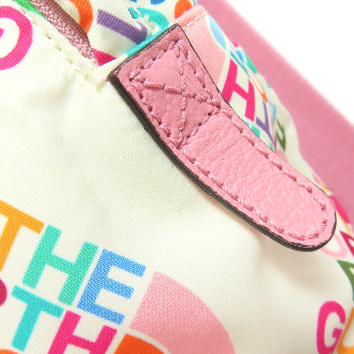 GUCCI Backpack 650288 Nylon white The north face collaboration