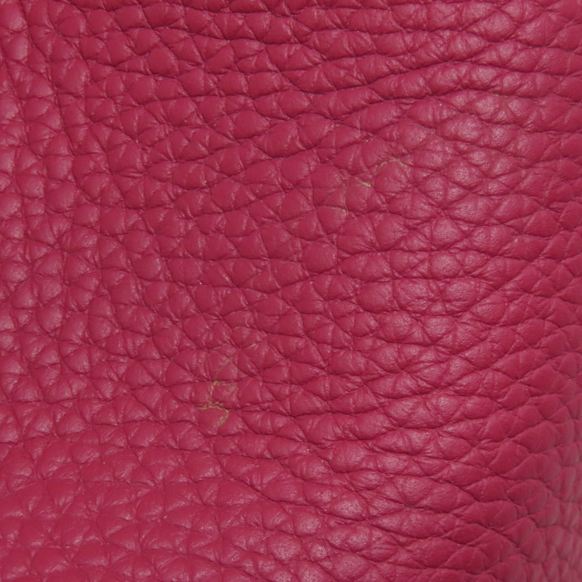 HERMES Handbag Taurillon Clemence Red Picotin Lock PM SilverMetal