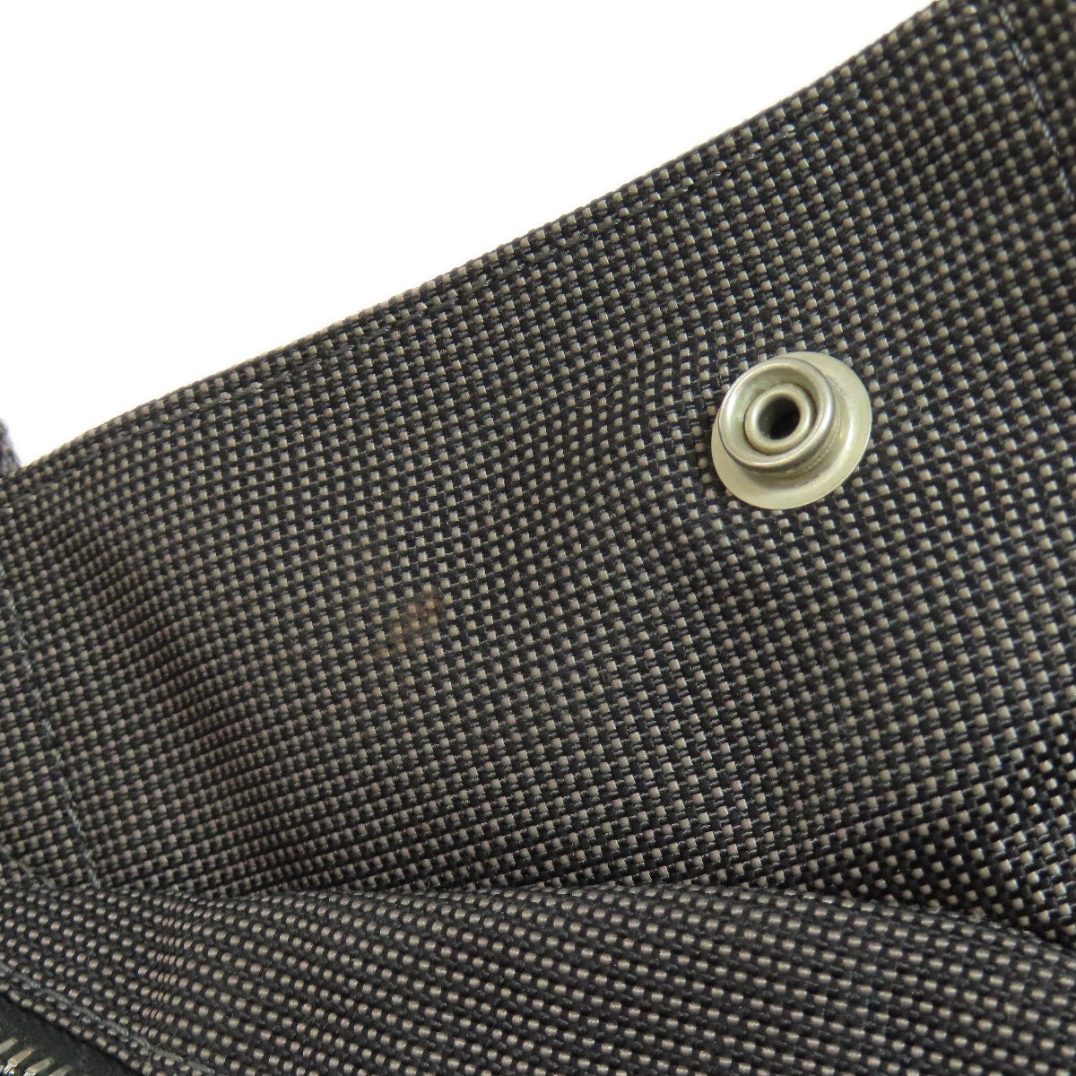 HERMES Handbag canvas gray Her LineMM