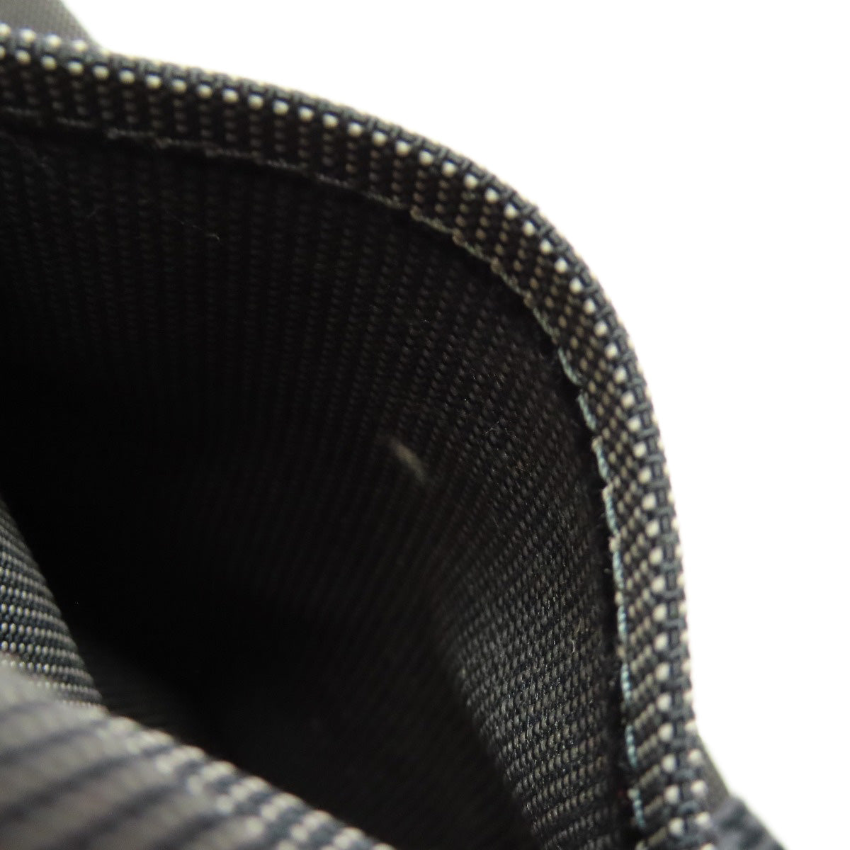 HERMES Handbag canvas gray Her LineMM