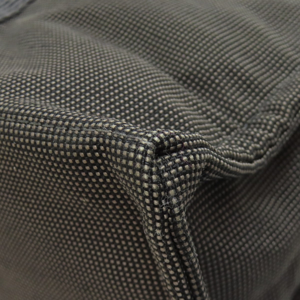 HERMES Handbag canvas gray Her LineMM