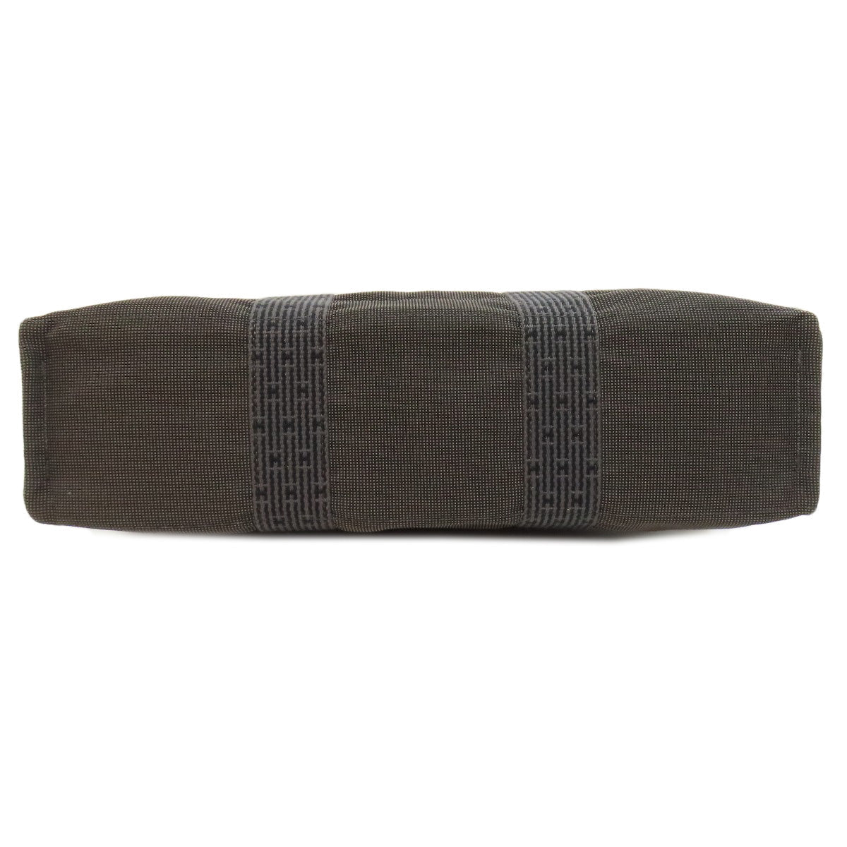 HERMES Handbag canvas gray Her LineMM