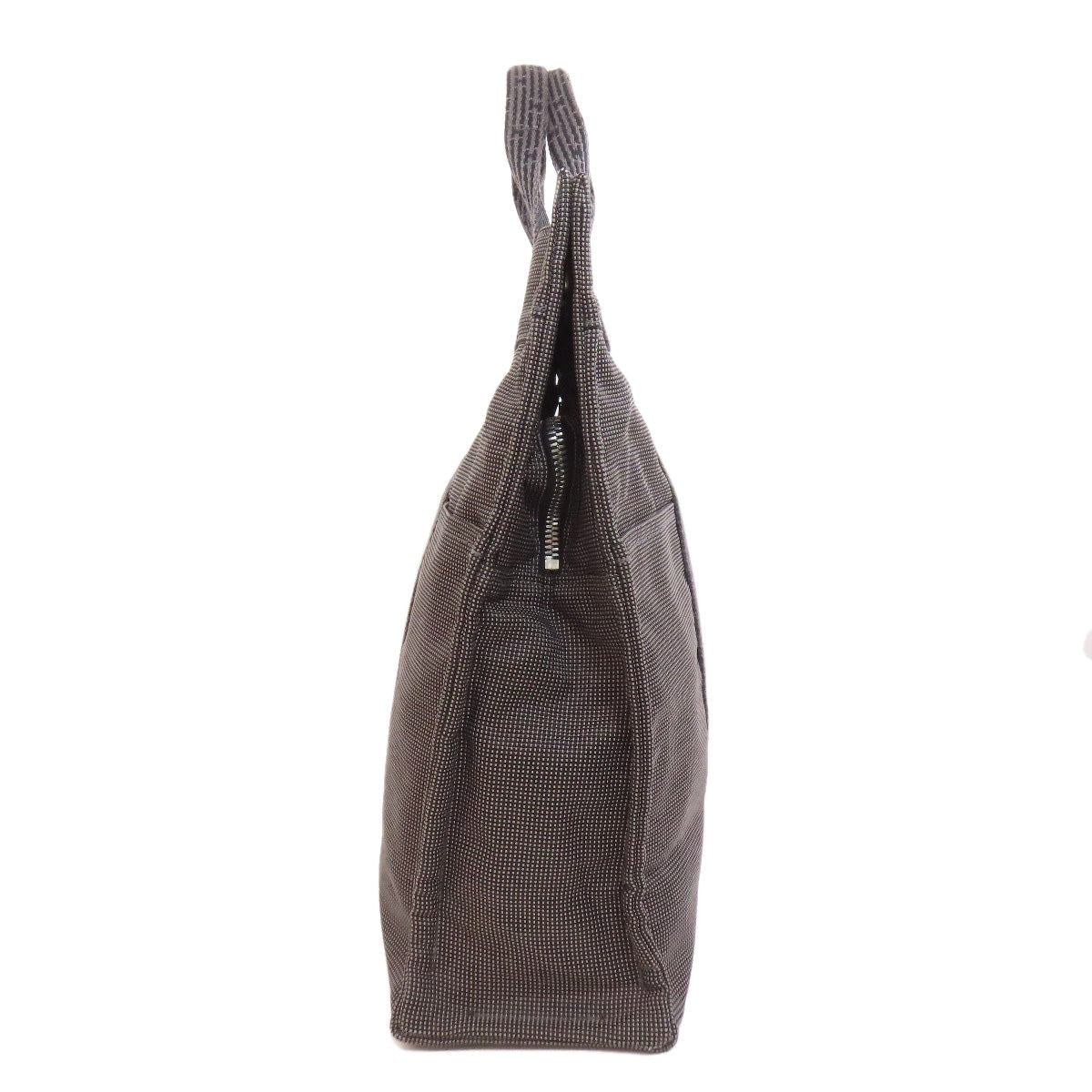 HERMES Handbag canvas gray Her LineMM