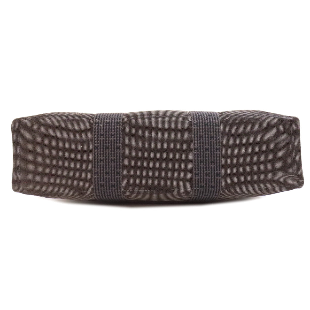 HERMES Handbag canvas gray Her LineMM