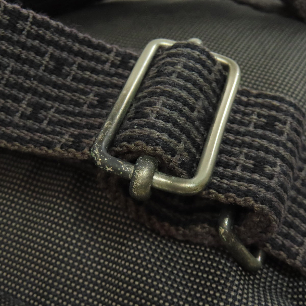 HERMES Backpack canvas gray Her Line add PM