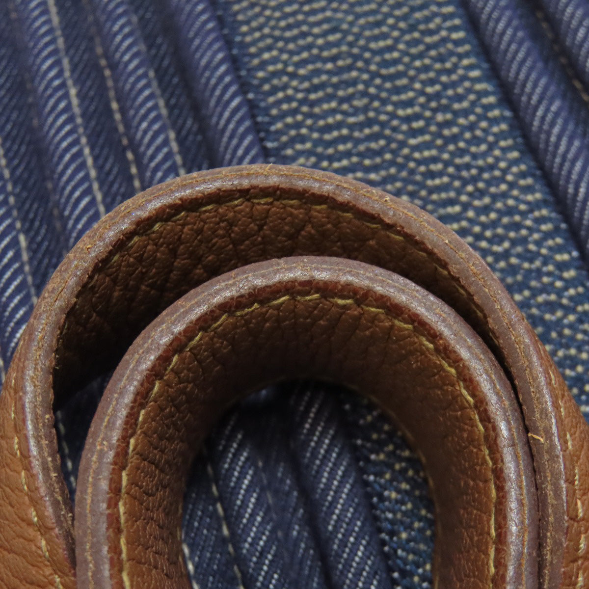 HERMES Tote Bag canvas Navy Calicut