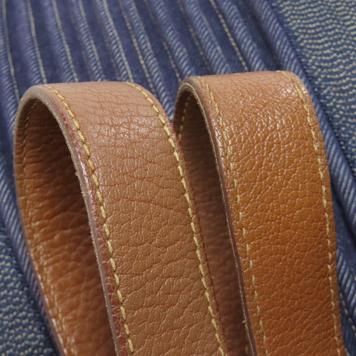 HERMES Tote Bag canvas Navy Calicut