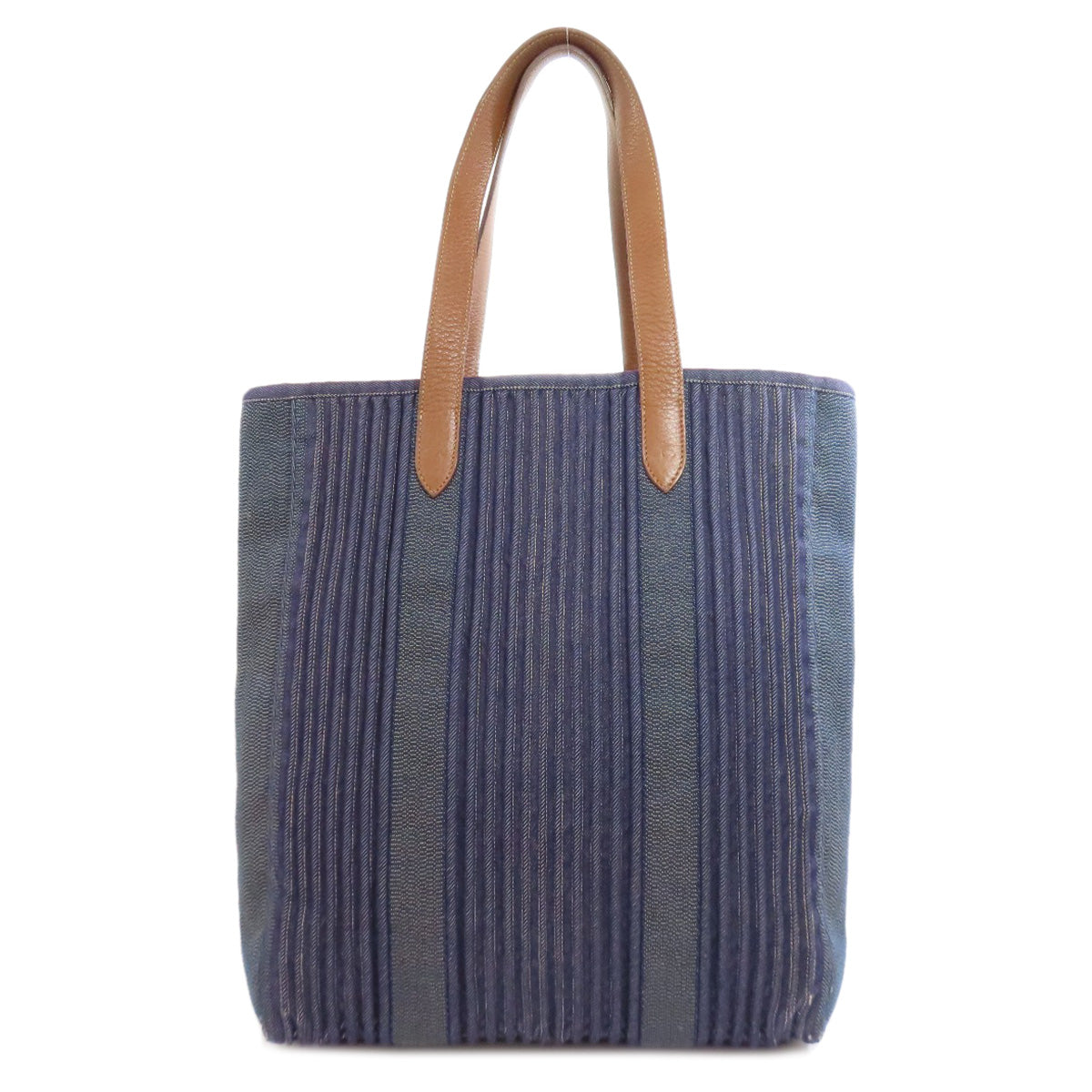 HERMES Tote Bag canvas Navy Calicut