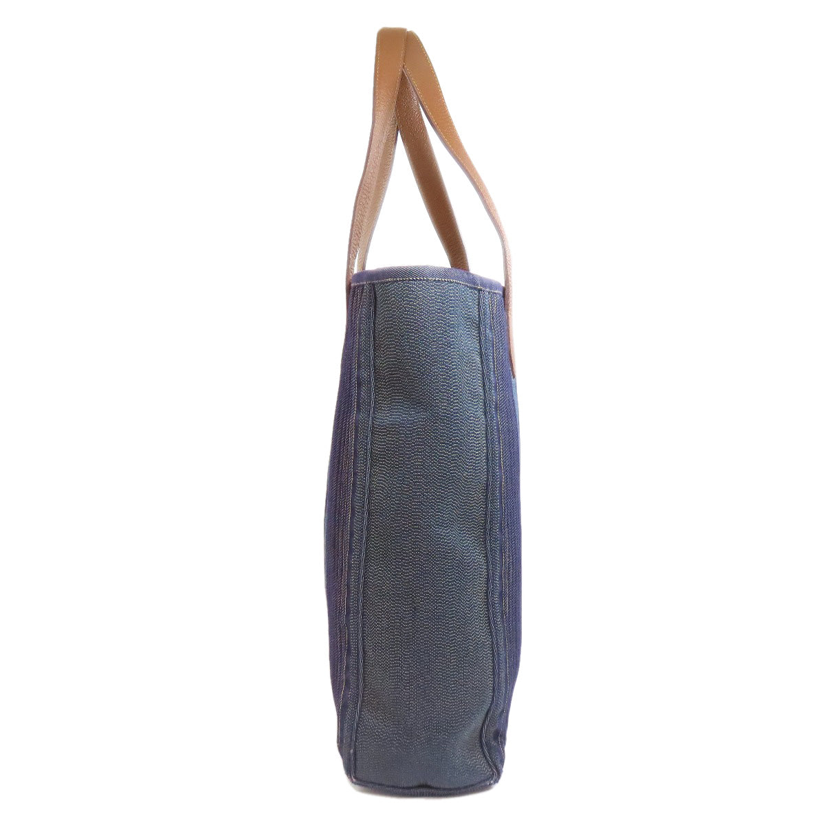 HERMES Tote Bag canvas Navy Calicut