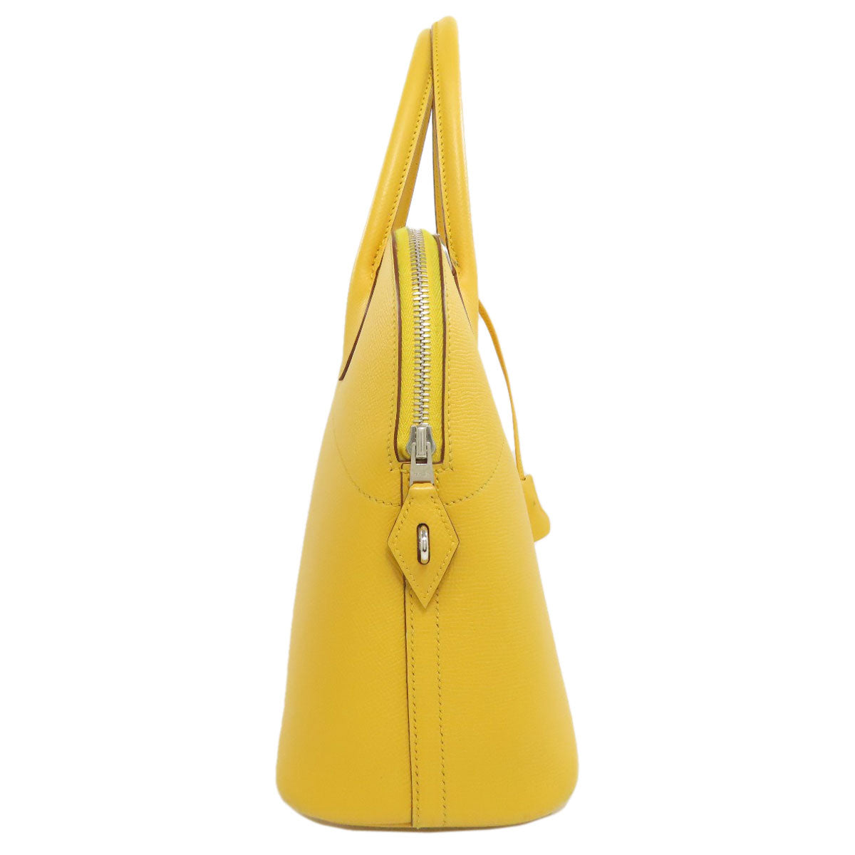 HERMES Tote Bag Epsom yellow Bolide 31 SilverMetal
