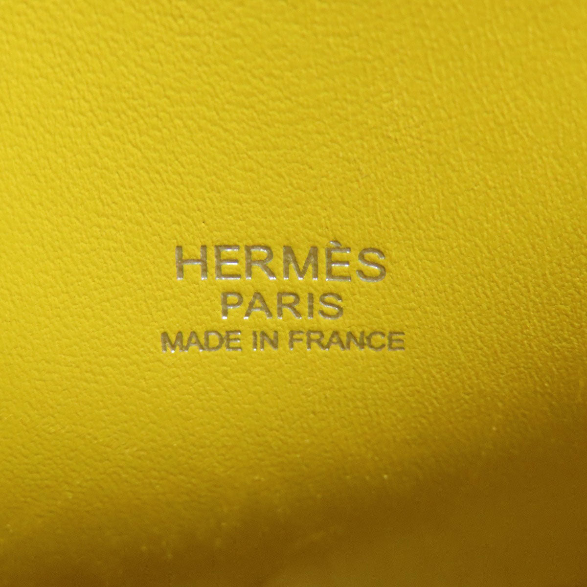 HERMES Tote Bag Epsom yellow Bolide 31 SilverMetal
